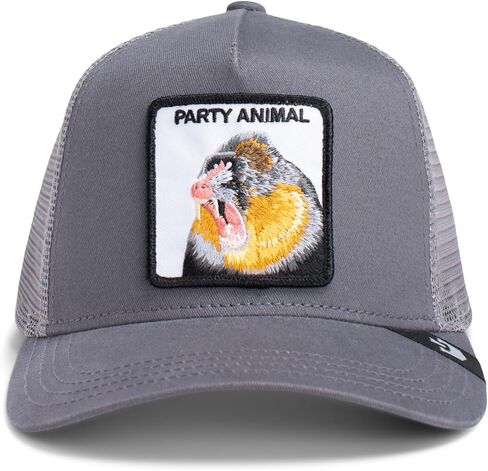 Goorin Bros. The Farm Unisex Original Adjustable Snapback Trucker Hat, Grey (The Party Animal), One Size in Saudi Arabia