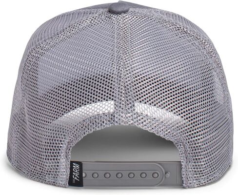 Goorin Bros. The Farm Unisex Original Adjustable Snapback Trucker Hat, Grey (The Party Animal), One Size in Saudi Arabia