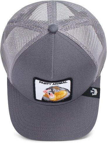 Goorin Bros. The Farm Unisex Original Adjustable Snapback Trucker Hat, Grey (The Party Animal), One Size in Saudi Arabia