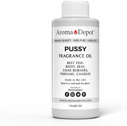Aroma Depot Pussy Perfume/Body Oil (7 Sizes) Our Interpretation, Premium Quality Uncut Fragrance Oil Floral Scent (1 Bottle 1/3 Roll On (10ml)) in Kuwait