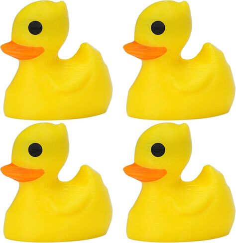 Funny Car Tire Valve Stem Caps,4 pcs Upgraded Universal Cute Duck Valve Stem Caps Cover for Cars Trucks Bikes Motorcycles(Colored Yellow) in Saudi Arabia