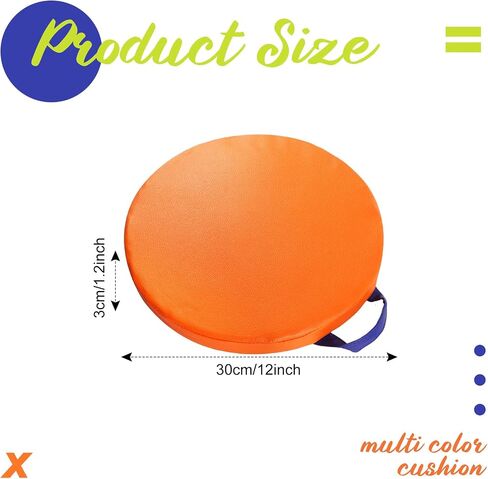 12 Pcs Floor Cushions Classroom Flexible Floor Seating with Handle for Kids in Home School Classroom Kindergarten Daycare Nursery (Classic Color,Square) in Kuwait