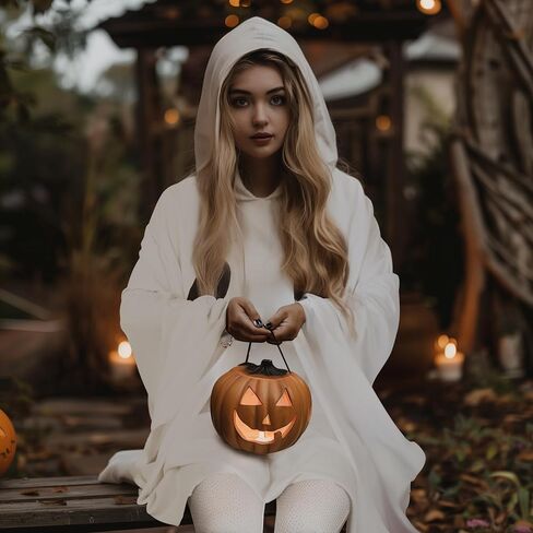 Ghost Cloak Women Adult Halloween Costume Role Playing Cloak in Saudi Arabia
