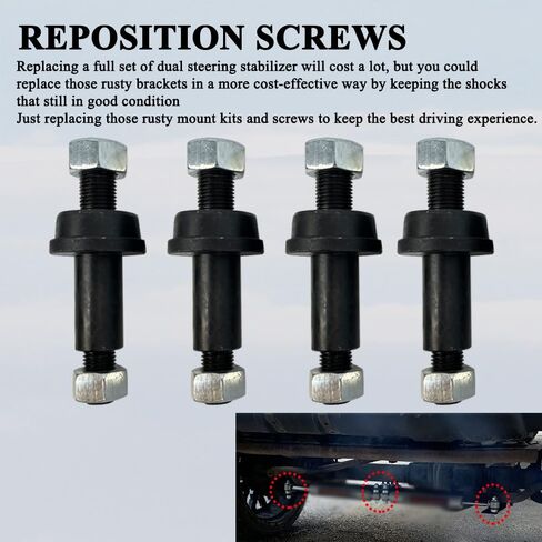 دعامات تثبيت نقل مثبت التوجيه المزدوج المتوافقة مع 1999-2004 Super Duty 4WD in Kuwait