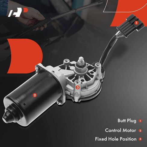A-Premium Front Windshield Wiper Motor Compatible with Cadillac XLR 2004-2009 & Chevrolet Corvette 2005-2013 & Toyota Sienna 1998-2003, 5-Pin, Replace# 12335959, 8511008010, 88987070 in Saudi Arabia