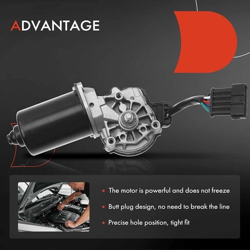 A-Premium Front Windshield Wiper Motor Compatible with Cadillac XLR 2004-2009 & Chevrolet Corvette 2005-2013 & Toyota Sienna 1998-2003, 5-Pin, Replace# 12335959, 8511008010, 88987070 in Saudi Arabia