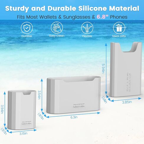 مجموعة ملحقات حقيبة بوغ من السيليكون من OUTXE مكونة من 3 قطع، حامل أكواب حقيبة بوغ من ستانلي، حامل مشروبات كبير متوافق مع جميع حقائب بوغ، ملحق حامل أكواب قابل للتعديل in Kuwait