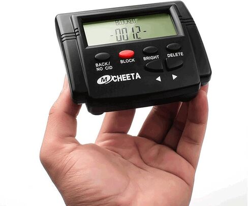 مانع المكالمات للهواتف الأرضية، صندوق معرف المتصل يمنع المضايقة مع شاشة LCD، سعة كبيرة 4000 مجموعة، جهاز حجب المكالمات لجهاز الرد على المكالمات in Saudi Arabia
