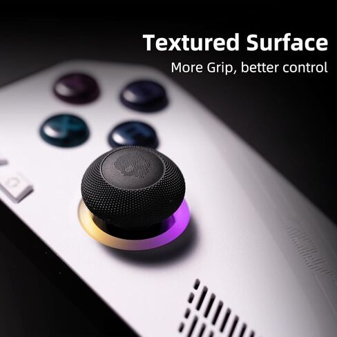 Skin، CQC وFPS، غطاء عصا التحكم، غطاء عصا تناظرية لسطح البخار/OLED وROG Ally، Ally X- أسود، مجموعة من 6 قطع in Kuwait