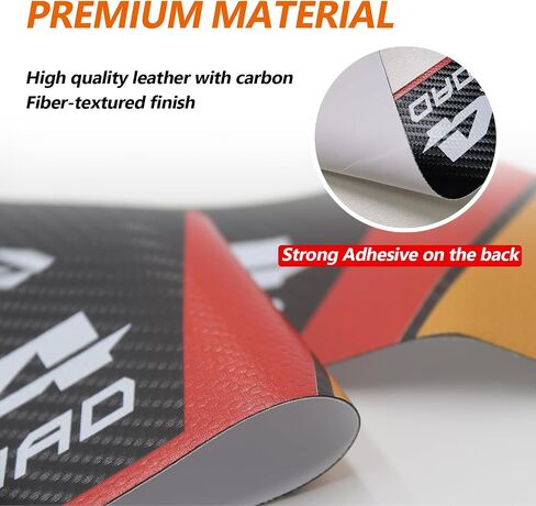 Door Entry Guard Sill Protector Fit for 2016-2023 Tacoma Double Cab, Threshold Protection 4x4 Sport Decal Stickers Carbon Fiber Style Lether Truck Interior Accessories, 4Pcs in Saudi Arabia