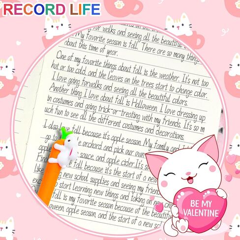 Fluffy Cute Cat Diary with Lock and Pen for Girls,Kids diary, Plush Journal Notebook Set,80 Lined Sheet, School, Birthday Gift A5 in Kuwait