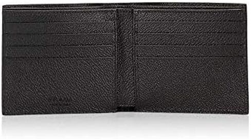 محفظة Prada Vitello جلدية ثنائية الطي، نيرو (أسود) 2MO513 in Kuwait