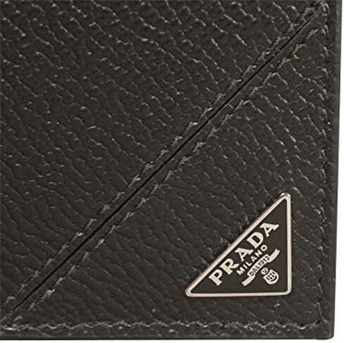 محفظة Prada Vitello جلدية ثنائية الطي، نيرو (أسود) 2MO513 in Kuwait