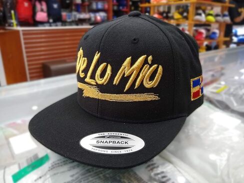 Dominican Phrase De lo Mio Embroidered hat in Saudi Arabia