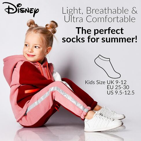 Disney Invisible Socks Girls No Show Minnie Mouse Kids 5 Pack Invisible Socks in Saudi Arabia
