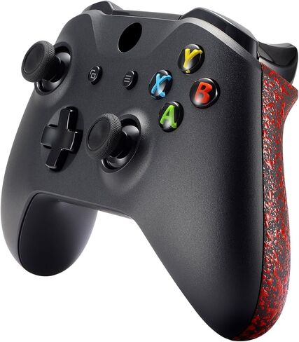 مقابض جانبية مريحة للغاية وغير قابلة للانزلاق ومقابض للألواح الخلفية لجهاز تحكم Xbox One X وOne S - أبيض محكم in Kuwait