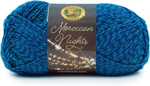 (1 Skein) Lion Brand Yarn Moroccan Nights Yarn, Genie in Saudi Arabia