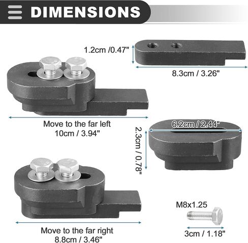 Motoforti 2801 Flywheel Holder, Flex Plate Lock Tool, for BMW N20 N26 Engines, 83302222742, Metal, 1 Set in Saudi Arabia