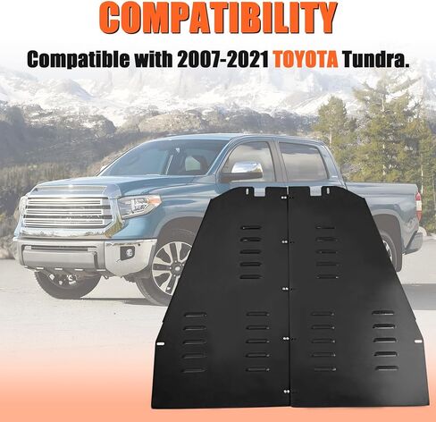 يغطي جميع مجموعة غطاء درع المحول الحفاز الأربعة جهاز حماية مضاد للسرقة متوافق مع 2007-2021 تويوتا تندرا in Kuwait