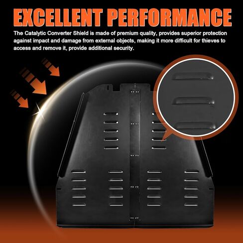 يغطي جميع مجموعة غطاء درع المحول الحفاز الأربعة جهاز حماية مضاد للسرقة متوافق مع 2007-2021 تويوتا تندرا in Kuwait