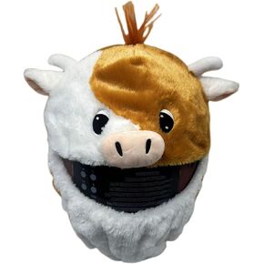 Motorcycle Helmet Covers Suitable for Most Full Face Helmets, Decorative Animal Plush Motorbike Helmet Cover for Fun Rides and Gifts