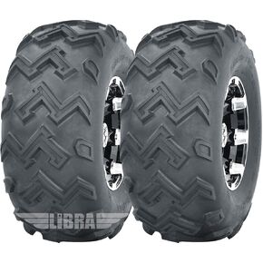WANDA 2 Rear ATV Tire Set 24x11-10 6PR for 2005-2016 Kawasaki MULE 610 4X4