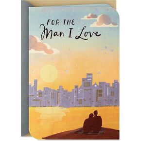 Hallmark Anniversary Card for Husband or Boyfriend (Man I Love)