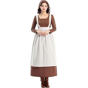 Seasons Medieval Maid Costume for Women,Renaissance Dress