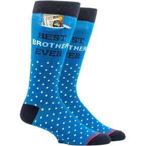 Fashion Print Crew Socks for Men & Women - Anti Theft Novelty Dress Socks w/Hidden Zipper Pocket