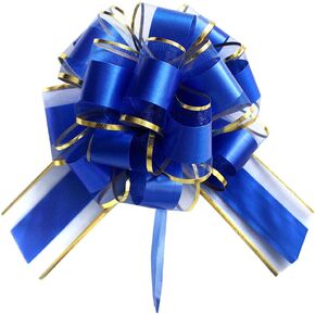 6 Pieces Black Bows for Gift Wrapping Pull Bow Ribbon Pull Bows for Christmas Wedding Baskets Valentine's Day Bows 6 inch Pull Bow for Gift Wrapping (Black) in Kuwait