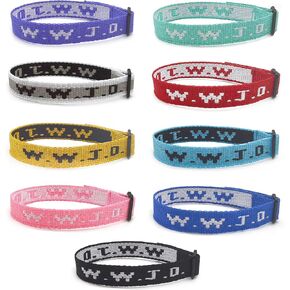 9-27Pcs W.W.J.D. Webbing Bracelets What Wound Jesus Do Bracelets Inspirational Christian Bracelets for Women Men Adjustable Religious Woven WWJD Wristbands for Fundraisers
