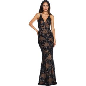 Dress the Population Women's Sharon Mermaid Maxi Dress