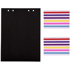 ThxMadam Scrapbook Photo Album 3 Ring Binder Wedding Guest Book DIY Memories Book with 60 Pages Love You Forever Gift for Christmas Valentines Anniversary Mother's Day Birthday for Wife Mum Girlfriend