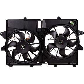 BOXI Radiator Cooling Fan Assembly Fit for Ford Escape Hybrid 2006-2012 / for Mercury Mariner Hybrid 2006 2007 2008 2009 2010 2011 5M6Z8C607AH 621-447