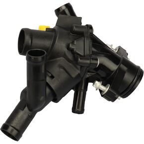 IRONTEK 2702000415 Engine Coolant Thermostat Housing for 2014-2019 for Mercedes-Benz CLA250, 2014-2018 for Mercedes-Benz CLA45 AMG, 2015-19 GLA250, 2015-19 GLA45 2702000615 2702000315 9025187 936207