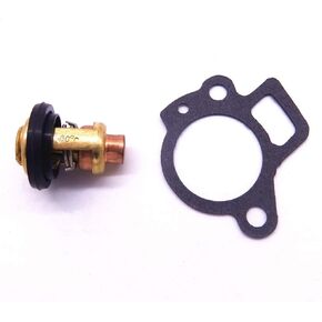 SouthMarine Boat Engine Thermostat 825212 825212001 855676003 825212T02 855676A1 and Gasket 27-824853 824853 for Mercury 8HP 9.9HP 15HP 25HP 30HP 40HP 4-Stroke Outboard Motor