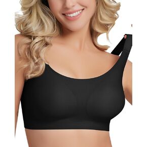 Wireless Bras No Underwire Comfortable Wirefree Push Up Bra U-Neck Full Coverage Smooth Seamless Bralettes