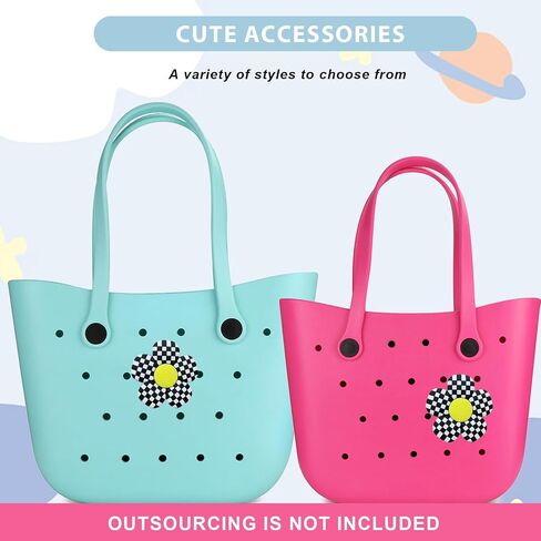 Rubber Beach Bag Accessories-PVC Rubber decoration-for EVA Purse Bogg Inserts Y064figure 27 in Saudi Arabia