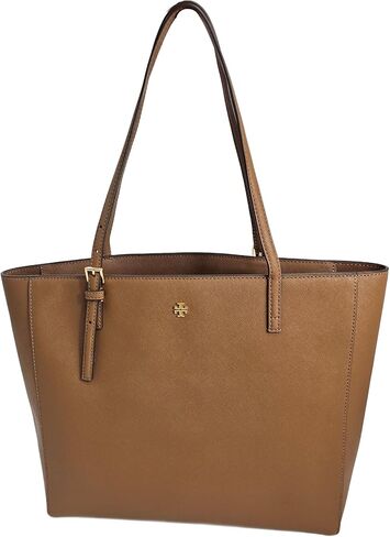 Tory Burch 150178 Emerson Moose Brown With Gold Hardware Women's Tote Bag in Saudi Arabia