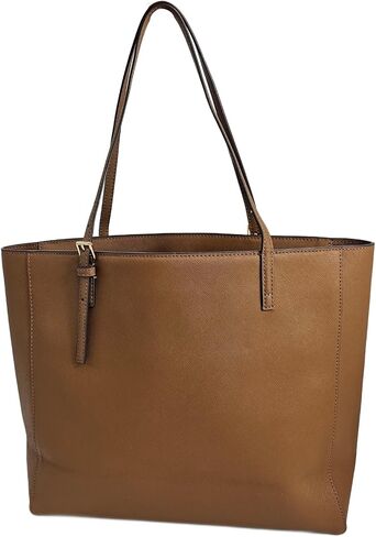 Tory Burch 150178 Emerson Moose Brown With Gold Hardware Women's Tote Bag in Saudi Arabia