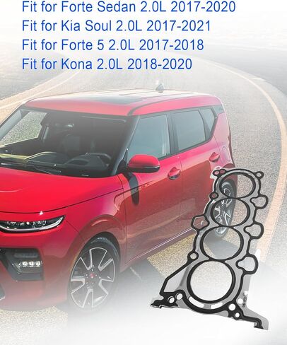 Engine Cylinder Head Gasket Fit for Kia Soul Forte 5 Hyundai Elantra Tucson Kona 2.0L 2017-2021 Replace 22311-2E100 in Saudi Arabia