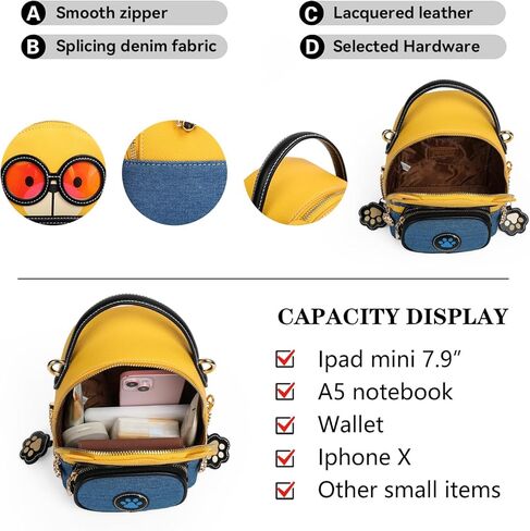 حقيبة ظهر صغيرة للنساء، حقيبة كروس قابلة للتحويل، حقيبة كتف، حقيبة كتف، حقيبة ظهر جلدية، حقائب نهارية صغيرة in Kuwait