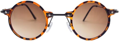 Small Round Sunglasses Men Women, Vintage Punk Circle Style Metal Frame Hippie Sun Glasses UV400 Lens in Saudi Arabia