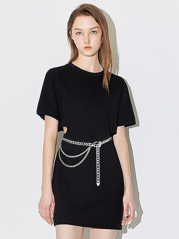 Multilayer Metal Waist Chain Belt Belly for Women Dresses Jewelry in Saudi Arabia