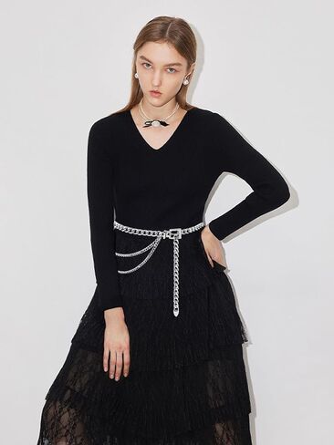 Multilayer Metal Waist Chain Belt Belly for Women Dresses Jewelry in Saudi Arabia