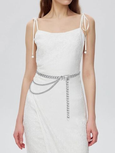 Multilayer Metal Waist Chain Belt Belly for Women Dresses Jewelry in Saudi Arabia