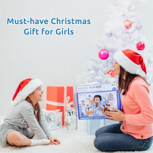 Dance Mat Toys for Girls: 35" Interactive Dancing Game Toy Gift for 3-12 Years Old Girls Boys, Electronic Dance Pad with 9 Challenge Levels, Built in Music, Adjustable Volume, Frozen Snowman Theme in Saudi Arabia