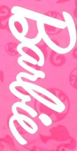 مجموعات متطابقة من Barbie Girls بلوفر بقلنسوة وبنطال رياضي للفتيات مكونة من قطعتين مع مجموعة سراويل رياضية مطبوعة بشعار Barbie للأطفال والصغار (شعار Barbie الوردي مقاس 6/6X) in Saudi Arabia