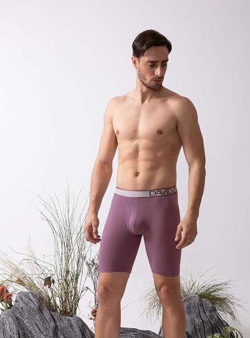 DAVID ARCHY Mens Underwear Quick Dry Boxer Briefs Sports Breathable Underwear in 3 Pack No Fly in Saudi Arabia