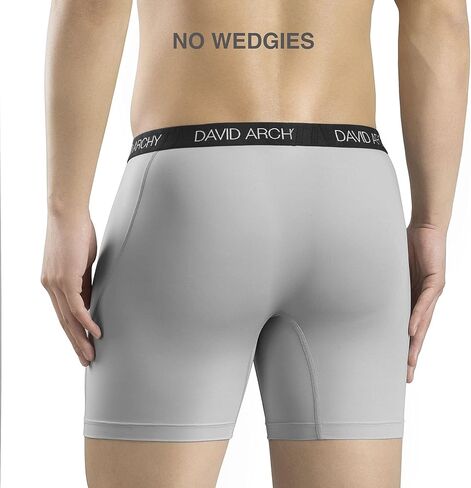ملابس داخلية رجالي من DAVID ARCHY سريعة الجفاف، ملابس داخلية رياضية قابلة للتنفس في 3 قطع بدون طيران in Kuwait